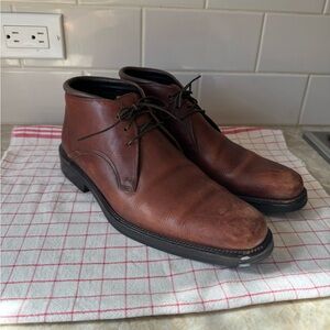 Cole Haan Brown Leather Chukka Boots